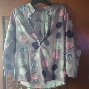 Light dotted blouse